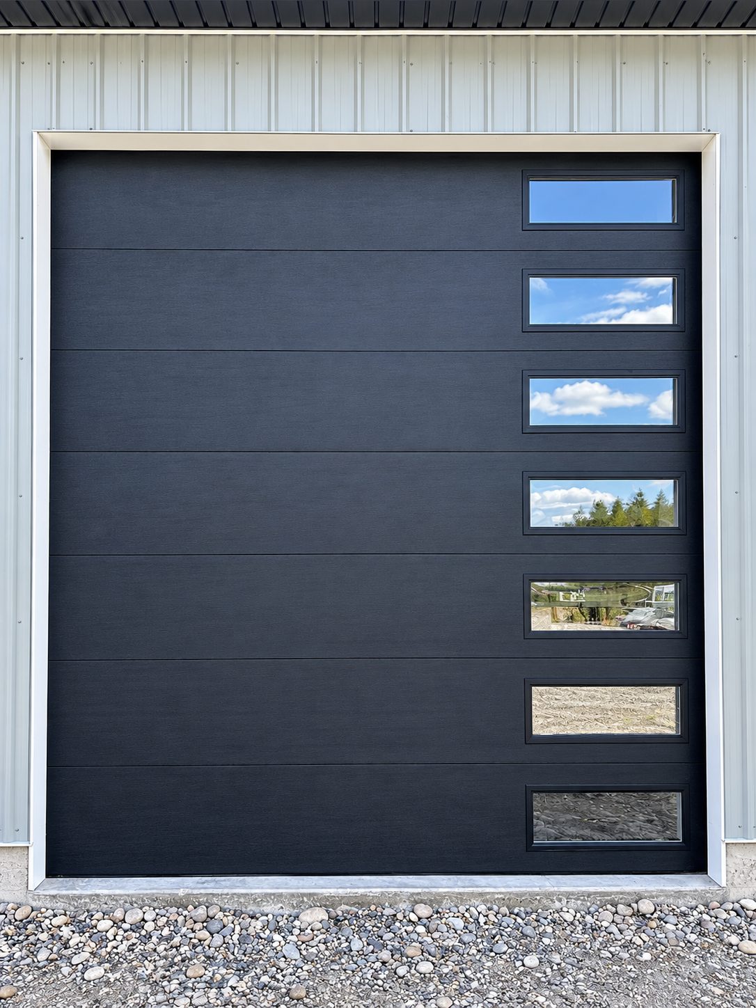 Completed garage door replacement